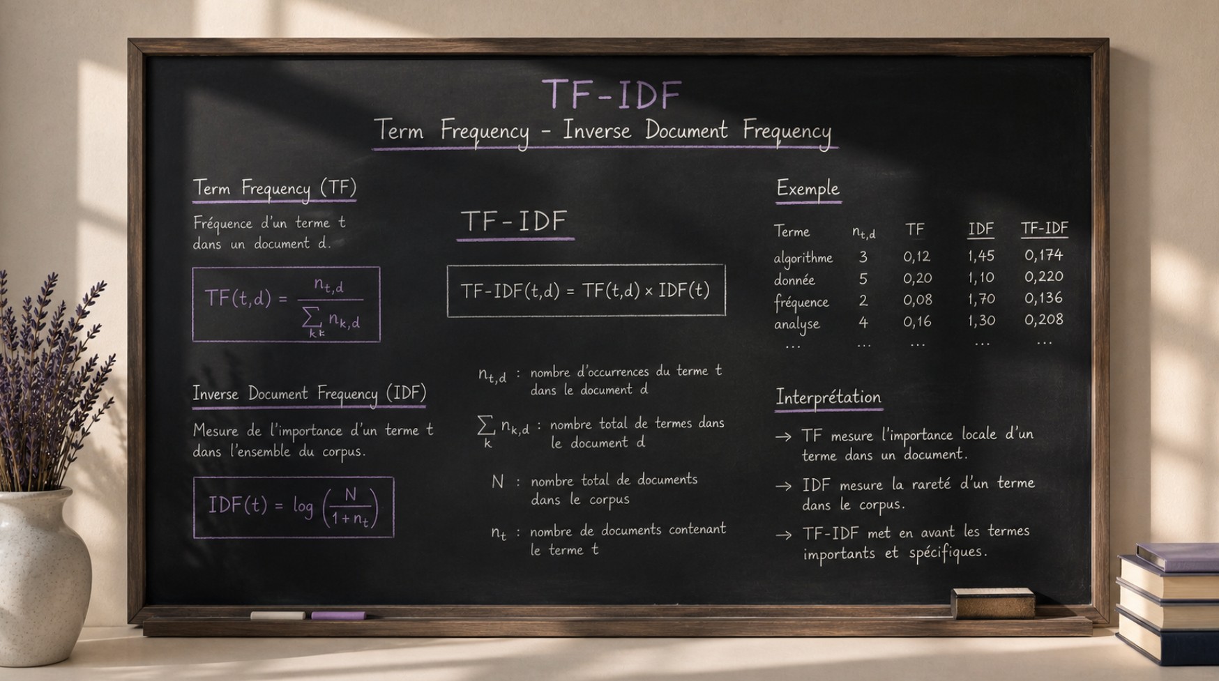 Définition et utilisation du TF-IDF dans l'analyse sémantique